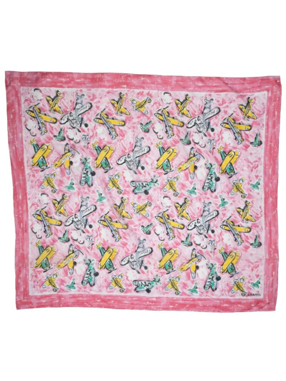 Chanel Scarf Pink Scarves